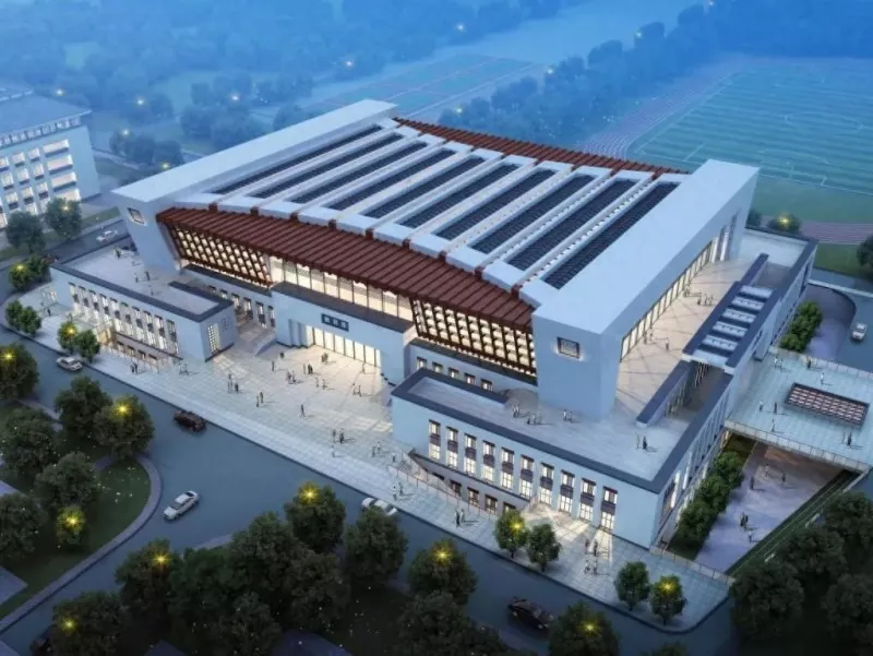 Suunnittelu Tehdasvalmisteinen Stadionin teräsrakenne