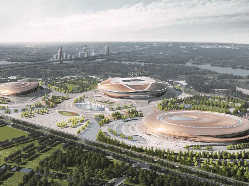 Monitoiminen teräsrakennestadion