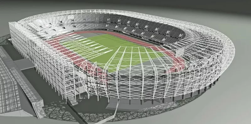 Steel Structure -ulkoilmastadion